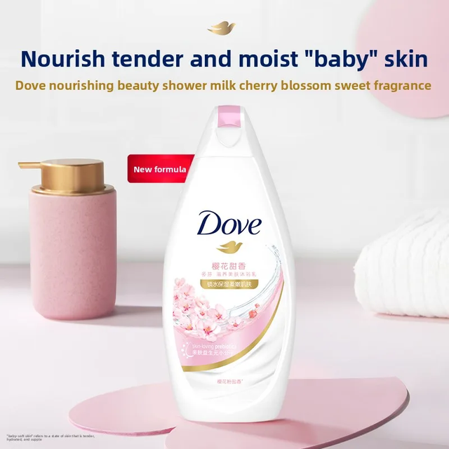 Dove Shower Gel 200g Bulk Wholesale - Deep Moisturizing & Nourishing, 24H Hydration - Easy Rinse, Recycled Bottle - Image 3