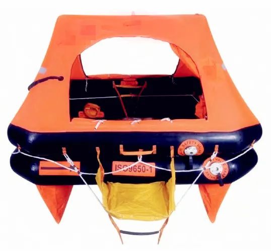 ISO 9650-1 Approved Throw Over Board Inflatable Life Raft Model Various Type Life Raft Material Rubber Certificate CCS HS Code - Image 1