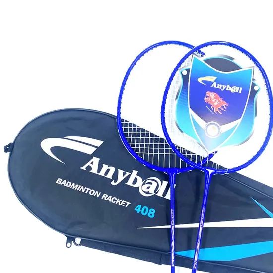Anyball High Quality Iron Alloy Badminton Racket Cheap Badminton Racket Racquets Set - Image 6