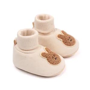 High Quality Spring Autumn Bear Rabbit Design Winter Socks Baby Shoes Unisex - Image 5