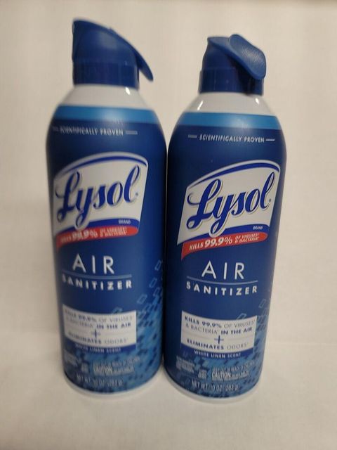 LYSOL Air Sanitizer Spray, Simple Fresh, 10 oz Aerosol Spray, 6/Carton/Lysol Air Sanitizer Spray for Air Sanitization and Bacterial Odor Elimination, Air Freshener Alternative, Light Breeze Scent, 10 oz/LYSOL Air Sanitizer 10-fl oz Simple Fresh Air Freshener - Image 4