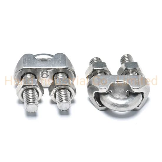 Factory Price 18-8 Steel M3 M4 M5 M6 M8 Great Quality SS304 U Type Wire Rope Clips - Image 4