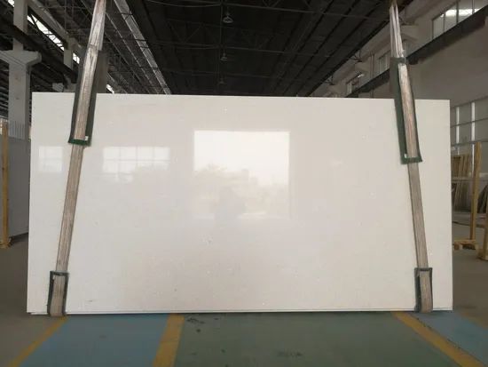 Artificial Quartz Stone Factory for Kitchen/Engineered/Table Tops/Vanity Tops/Morden Wall Background/White - Image 3