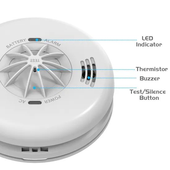 AC Power Hardwired Heat Detector - Image 5
