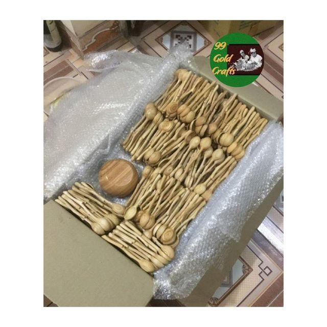 Handmade Wooden Spoon Wholesale Supplier From Vietnam Durable Smooth Finish Product For Cooking Serving And Dining Decor - Image 1