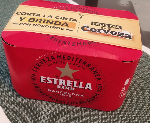 ORIGINAL ESTRELLA DAMM PREMIUM BEST LAGER BEER 330ML CANS&BOTTLES ON SALE - Image 4