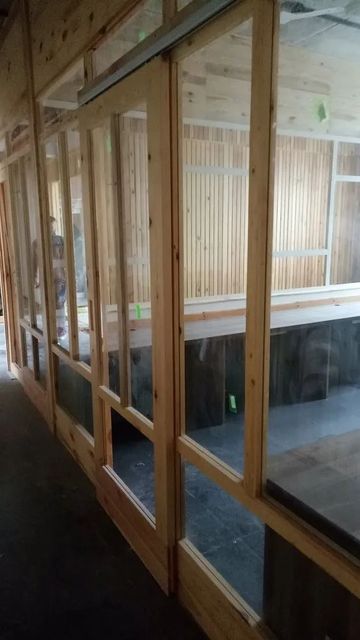 Glass Partition Works Height 7 Feet Features good Material Glass Site Location Hyderabad Type of Glass Clear Glass Partition Type Fixed - Image 4