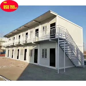 Portable Steel Structure Sandwich Panel Prefab Shipping Container Garage - Image 4
