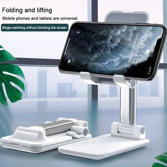 ABS Tablet Stand Upgraded Table Plastic Lifting Extendable Base Foldable Adjustable Mobile Phone Holders - Image 4