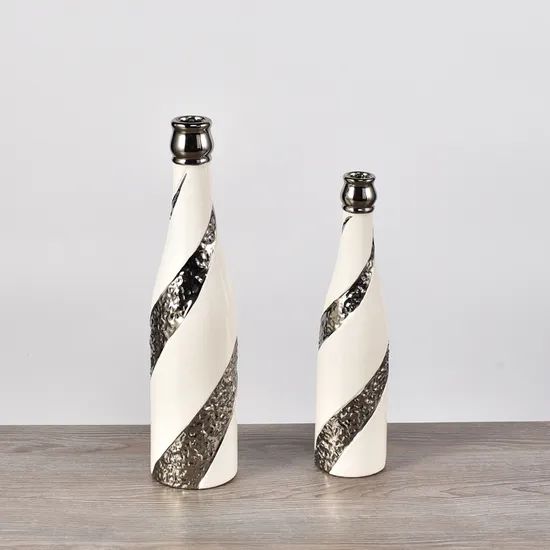 Silver Plating Ceramic Kitchenware Oil Honey Bottles OEM 3000PCS Origin China Style European Color as Photo Design as - Image 4
