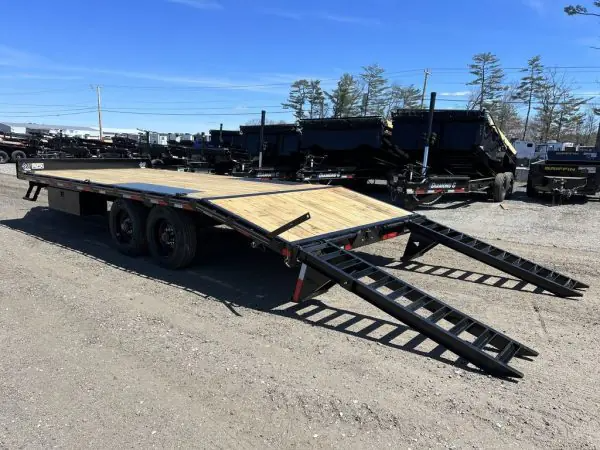 2024 Diamond C 8.5×20 20K Deckover Equipment Trailer w/ 72” Flip-Knee Ramps - Image 4