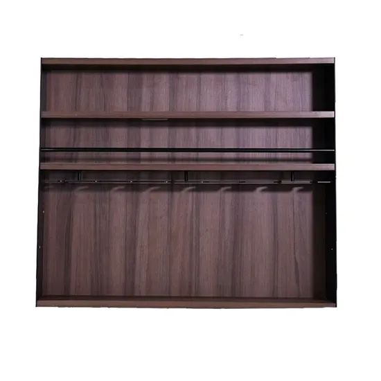 OEM Italian Furniture Hardware LED Racks Kitchen Aluminum Wood Wine Racks - Image 2