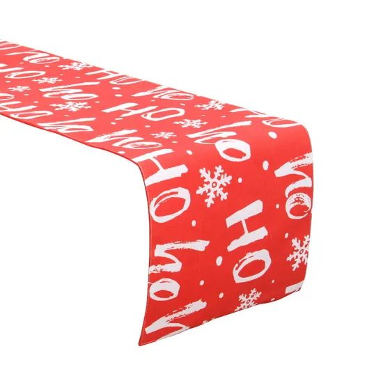 Christmas Table Runner Double Layer Cotton Linen Table Mat Origin China Model NO. NV-213 Suitable for All Material Polyester - Image 5