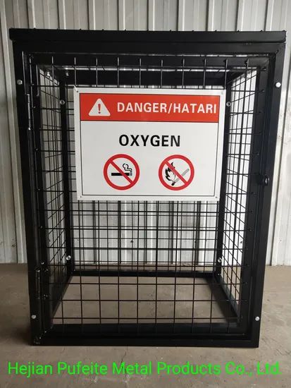 Best Price Customized Safety Steel Mesh Cage Gas Bottle Storage Unit Cages - Image 2