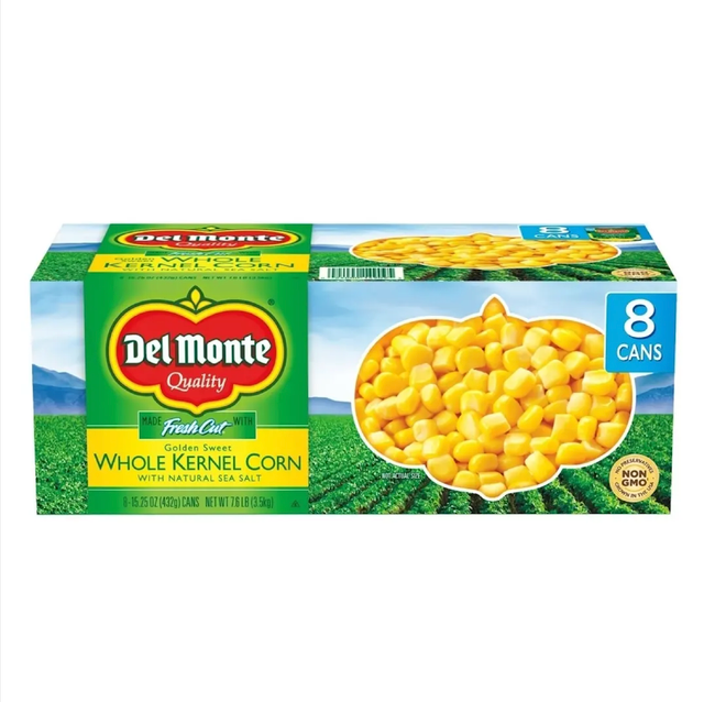 Premium Canned Corn Del Monte Golden Sweet Whole Kernel Corn 432g Cans For Sale - Image 3
