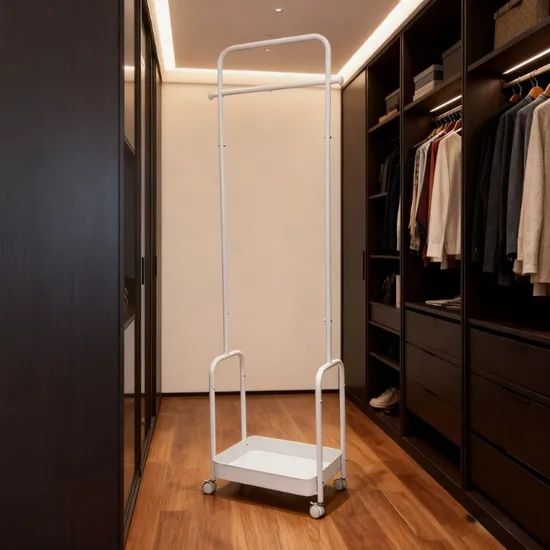 No Drill Coat Rack Practical Rental Home Storage Organizer Color White Style Modern N.W. 2.05 Kg G.W. 2.45 Kg CTN 1 - Image 5