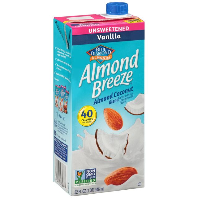 Almond Breeze Chocolate Almond Milk Feature Vegan Packaging Milk Carton Place of Origin - Image 3