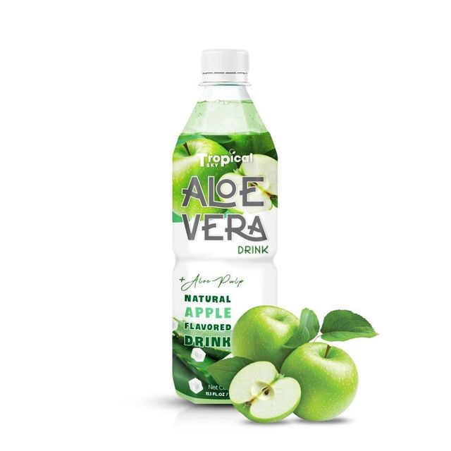 1L Aloe vera natural with pulp Pet bottle Tropical Sky/OEM brand - Image 4