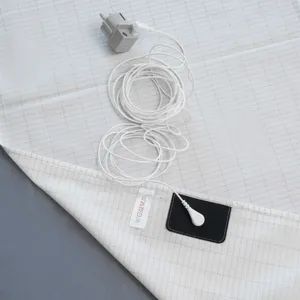 Earthing Sheets Grounding Fitted Bedsheet for Better Sleep Origin China Quantity 1 PC Technics Woven Trademark KKLL Pattern Yarn Dyed - Image 3