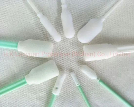 Dust-Free Cotton Swab for Cleanroom Size 15cm Group Adult Trademark LY Model NO. LY-SW-02 HS Code 3005909000 Origin - Image 3