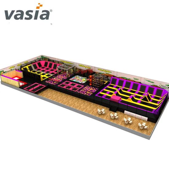 Vasia Children Indoor Trampoline Park Shape Square Age Children Trademark vasia Size Costomized Color Multicolor Warranty One - Image 5
