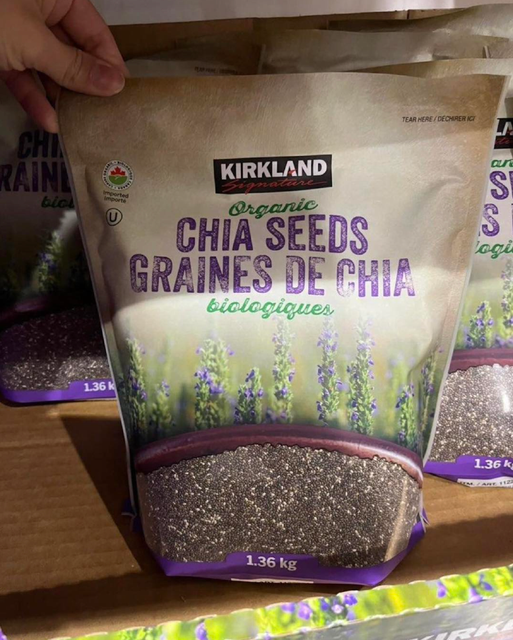 PREMIUM PLANT-BASED NUTRITION KIRKLAND SIGNATURE ORGANIC CHIA SEEDS 1.36Kg X 6 BAGS, 100% ORGANIC HEALTHY CHIA SEEDS SALE - Image 3