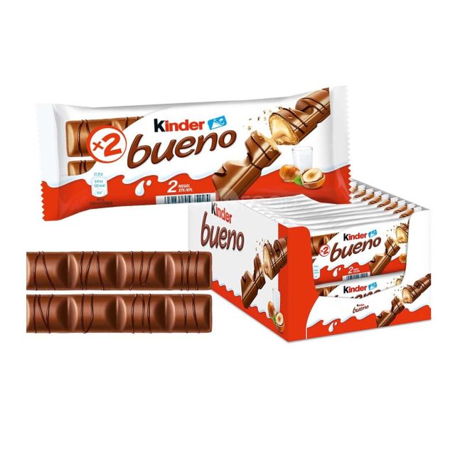 Wholesale Price Kinder Bueno Milk Hazelnut Chocolate Bars Features Gluten-Free Cocoa Content > 50 % - 70 % Sweetener Cane Sugar, Honey - Image 5