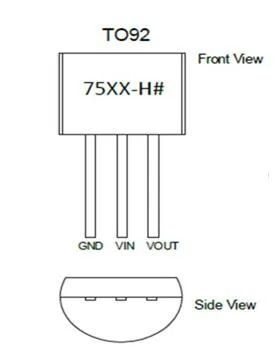 Cy75xx-2 To92 200mA Current 35V Input Voltage Ldo Regulator IC - Image 2