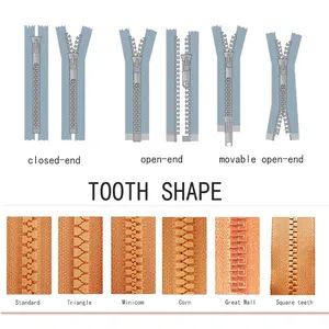 Non Lock Slider Antique Brass for Zippers - Image 4