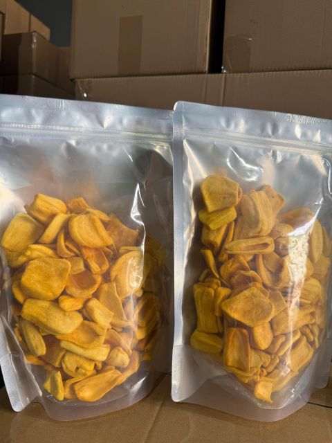 Price for Natural Sliced Delicious Dried Jackfruit Crispy Sweet Snack Bulk Ultra-Crispy Vacuum-Fried Fruit Snacks Healthy Food - Image 2
