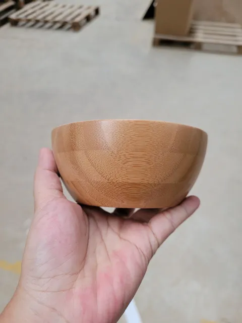 HOT SELLING Eco-Friendly Wooden Bowl – Sustainable Natural Acacia Wood Salad & Soup Serving Bowl for Kitchen & Dining - Image 2