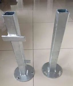 Steel Galvanized Ground Screw Pile Foundation Origin China HS Code 73089000 Hole Shape Square Material Metal, Steel Application Industrial - Image 4