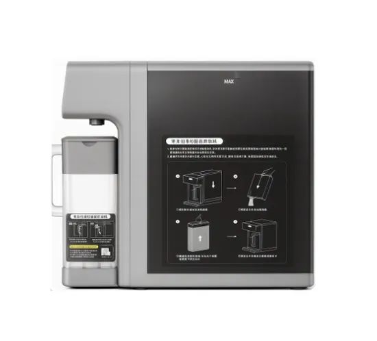 Instant Heating Hot Water Dispenser Compressor Cooling Cold Water Cooler Mini Desktop RO Water Purifier with Ice Maker Function - Image 5