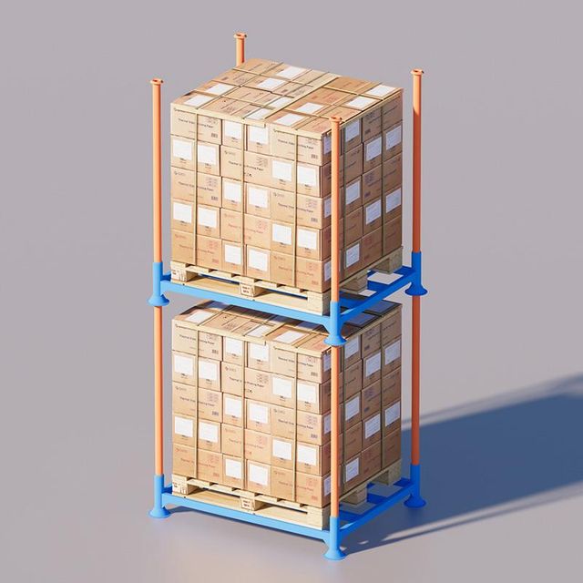 High-density storage racks for palletized goods Weight (kg) 50-100 Color Blue, Customizable, Green, Orange Load Capacity 1,000 – 1,500+ Kg Per Pallet - Image 2