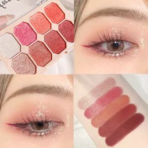 Earth Color Eyeshadow Trimming Plate Pearl Color Makeup Beauty Product - Image 3