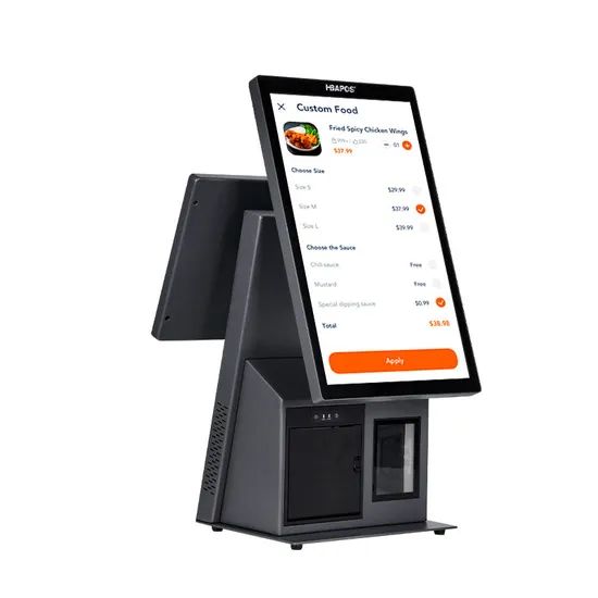 Kiosk POS Machine for Restaurant Billing Machine POS Systems CPU Intel Weight 10kg RAM 4G/8g/16g System Windows Printer Thermal - Image 2