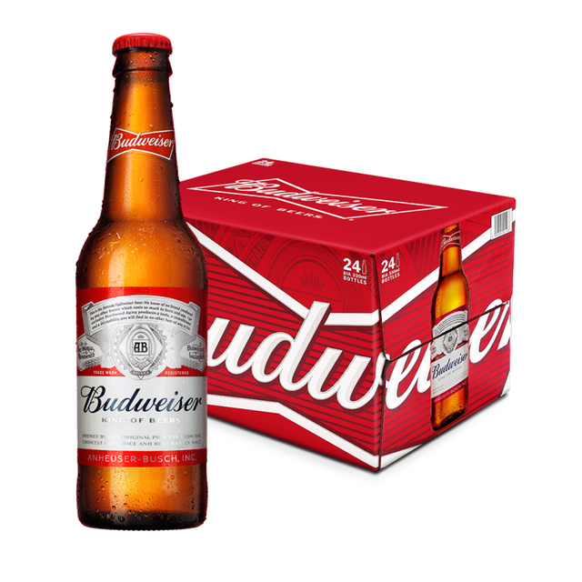 Budweiser | Order Online / Budweiser Beer in bottles 33cl - Image 4