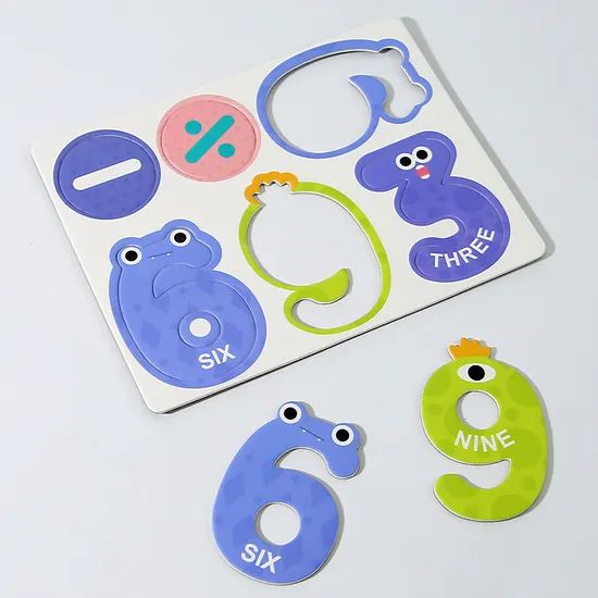 Interactive Letter Number Math Magnetic Puzzle for Kids Brainpower - Image 1