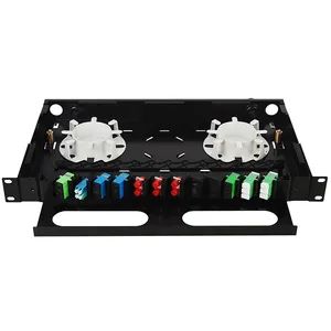 Necero Fiber Optic Equipment 12 Port Patch Panel - Image 2