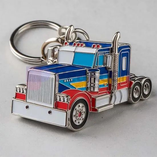 Metal Trucks Logo Designing Keychains Promotional Key Chains Keyrings Key Ring - Image 2