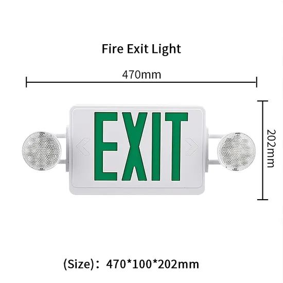 Adjustable LED Lamps Exit Emergency LED Light Combos Origin China Trademark None Battery Type Acid Model NO. 2025102701 Certification CE, RoHS - Image 5