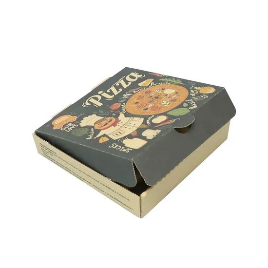 14inch Hot-Selling Pizza Box Custom Pizza Boxes Pizza Packaging Paper Box with Custom Logo - Image 3