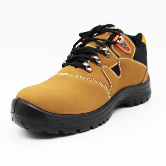 High Cut Nubuck Leather Steel Toe Work Safety Shoes Insoles EVA Gender Unisex Trademark OEM HS Code 64034 Model NO. - Image 3