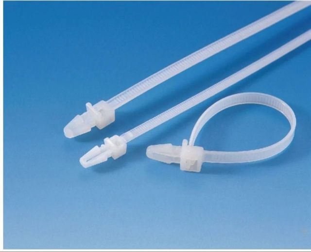 Plastic Cable Tie Length 6inch Colour White Precision High Durability High Material Plastic Brand Hellermanntyton Integration Type - Image 1