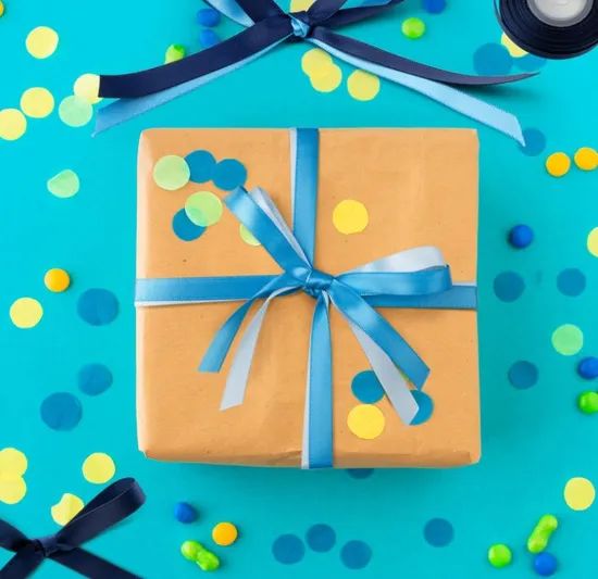 Custom Solid Color Gift Packing Polyester Satin Ribbon 2 Inch Sage Blue - Image 4