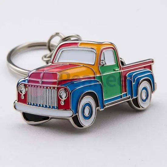 Metal Trucks Logo Designing Keychains Promotional Key Chains Keyrings Key Ring - Image 5