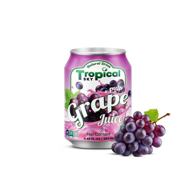 Manufacturer Fruit juice with pulp packing in canned Tropical sky beverage - Image 2
