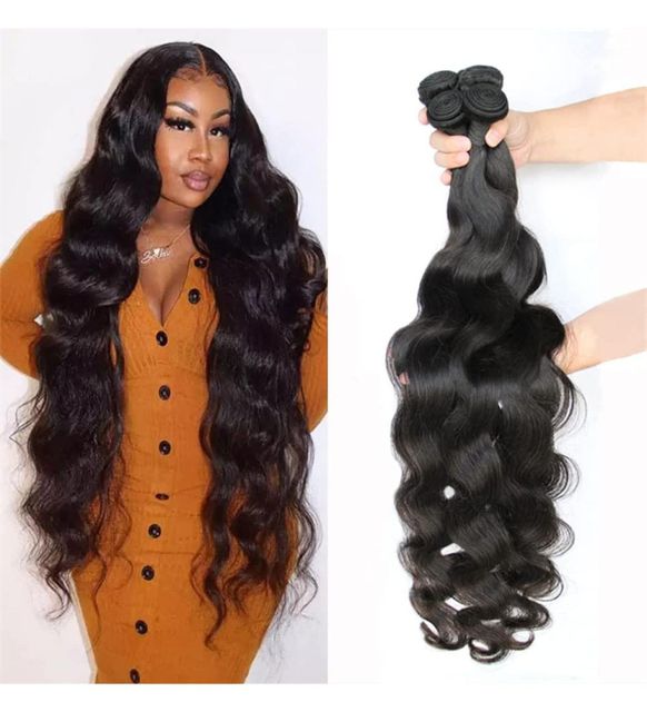 Wholesale 9a,10a,12a Human Hair Bundles Human Hair Extension; Mink Brazilian Deep Wave Hair Piece Virgin Hair Bundles - Image 3