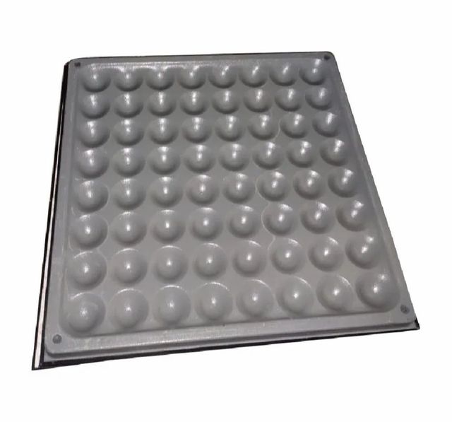 Step Riser Floor Tile, For Floorings, 10 mm Color Grey Finish Matte Shape Square Material PVC Waterproof Yes Thickness 10 - Image 1