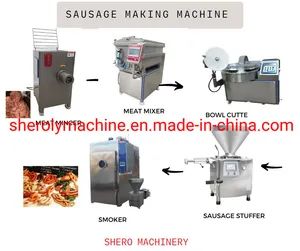 Automatic Sausage Making Machine Sausage Filler/Sausage Stuffer/ Sausage Machine/Sausage Processing Machines - Image 3